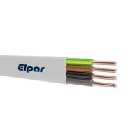 Przewód bezhalogenowy HDHp-J 4x1,5 żo 450/750V płaski B2ca BĘBEN | 5901854435428-B Elpar