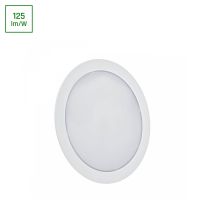 Oprawa downlight LED ALGINE 2w1 n/t p/t 12W 1200lm WW 3000K IP20 okrągła (ramka n/t w kpl.) | SLI037028WW_PW Wojnarowscy