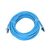 Patchcord LAN RJ45 Kat.6A S/FTP 10m AWG26 CU niebieski Extralink | EX.6594 Batna