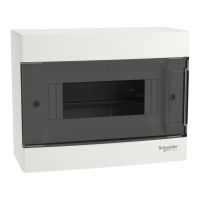 Rozdzielnica modułowa natynkowa 1x8 IP40 drzwi transparentne, Easy9 EU EZ9EU-1-8-NT-T | EZ9EUC108 Schneider Electric