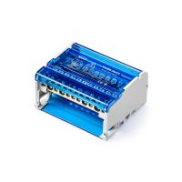 Czterobiegunowy modułowy blok rozdzielczy ShNK 4x11 szary | 85143002 Simet