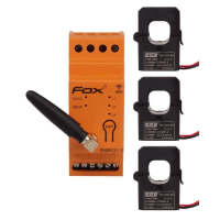 Monitor energii elektrycznej WI-FI 3F+N,FOX ENERGY 3, WI-MEF3 200A WI-MEF-3-200 | WI-MEF-3-200 F&F