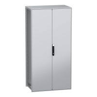 Obudowa modułowa stojąca, PanelSeT SFN, stal dekarbonizowana, 2000x1000x600mm, drzwi podwójne, IP55 | NSYSFN2010602D Schneider Electric