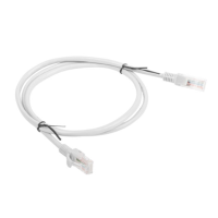 Patchcord kat.5E UTP 1m szary FLUKE PASSED LANBERG | PCU5-10CC-0100-S Lanberg