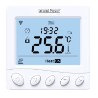 Termostat programowalny Grand Meyer W350 Wi-Fi z czujnikiem wbudowanym i podłogowym | W350 GRAND MEYER