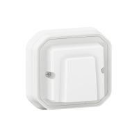 Wyjście kablowe z uchwytem komplet podtynk. 16A-230V~ białe, Nowe Plexo | 069888L Legrand