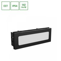 Oprawa na elewację ENCANTA 6W CCT 3000/4000/6000K 230V IP54 230x84x60mm czarna podtynkowa  | SLI003034CCT_PW Wojnarowscy