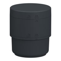 Moduł bazowy, kolumna świetlna, śr. 70mm, baza 24V AC/DC z adapterem i pokrywą, szary, Harmony XVB7 | XVB7C21B Schneider Electric