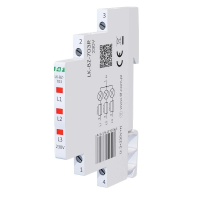 Lampka kontrolna zasilania z zabezpieczeniem 1/3S 3xLED CZERWONA | LK-BZ-703R F&F