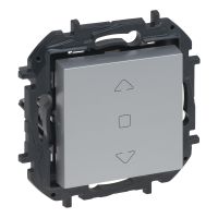Przycisk sterowania roletami 2 - pozycyjny, aluminium, NILOE STEP | 863343B Legrand