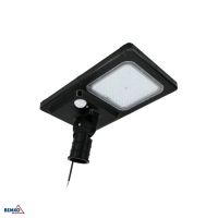 Oprawa uliczna hybrydowa z czujnikiem ruchu LED 40W 6600lm CCT 3000/4000K IP65 PIR czarna 3 lata gw | C83-SOH-040-CCT-PIR Bemko