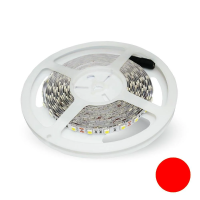 Taśma LED V-TAC 12V SMD5050 300LED IP20 11W/m VT-5050 60-IP20-11 Kolor Czerwony | 3800157679534 LED EUROPE