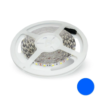 Taśma LED V-TAC 12V SMD5050 300LED IP20 11W/m VT-5050 60-IP20-11 Kolor Niebieski | 3800157679510 LED EUROPE