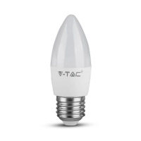 Żarówka LED V-TAC 4,5W E27 świeczka VT-1821 4000K 470lm | 3800157682596 LED EUROPE