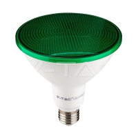 Żarówka LED V-TAC 17W PAR38 E27 IP65 VT-1227 Kolor Zielony 1300lm | 3800157662680 LED EUROPE