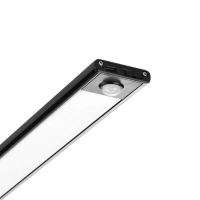 Oprawa podszafkowa V-TAC 1,5W LED czarna czujnik ruchu ładowanie USB 30cm VT-8141 4000K 110lm | 3800157689700 LED EUROPE