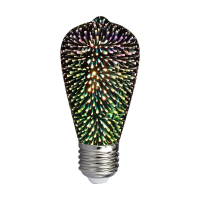 Żarówka LED V-TAC 3W E27 filament gwiazdy 3D vintage ST64 VT-2223-N 3000K 25lm | 3800157684149 LED EUROPE