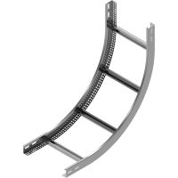 Łuk pionowy wewnętrzny drabiny LPDWC400H50N, gr.blachy 2.0mm | 459340 Baks