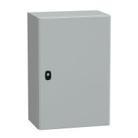 Obudowa wisząca Spacial S3D drzwi gładkie b/pł. mont 600x400x250 (WxSxG) IP66 IK10 RAL7035, Special