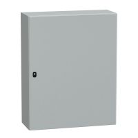 Obudowa wisząca Spacial S3D drzwi gładkie z pł.mont. 1000x800x300 (WxSxG) IP66 IK10 RAL7035, Special | NSYS3D10830P Schneider Electric