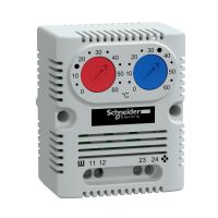 Termostat podwójny NO NZ, ClimaSys | NSYCCOTHD Schneider Electric
