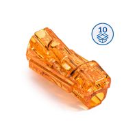 Szybkozłączka przelotowa SCS2 B10 pomarańczowy (woreczek = 10 szt.) | 88001108 Simet