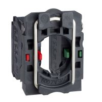 Korpus mocujący Harmony XB5 styki zależne 1NO+1NC pojedynczy mijający zaciski śrubowe | ZB5AZ106 Schneider Electric