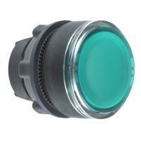 Przycisk płaski zielony samopowrotny bez podśw. plastikowy możliwość opisu, Harmony XB5 | ZB5AA38 Schneider Electric