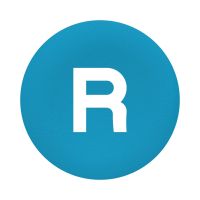 Wkładka przycisku Fi-22mm płaska niebieska z symbolem RESET | ZBA639 Schneider Electric
