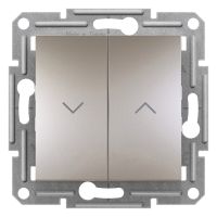 Przycisk żaluzjowy (z. śrub.) b/r, brąz | EPH1300369 Schneider Electric