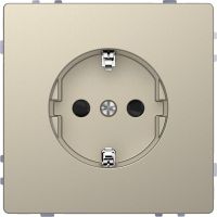 Gniazdko elektryczne SCHUKO przesłona, screwless terminals, sahara, System Design | MTN2300-6033 Schneider Electric
