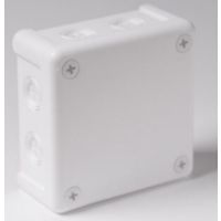 Puszka n/t 98x98x42mm IP55 8-wl z osł. biała, VP-42 | 042-01 Viplast