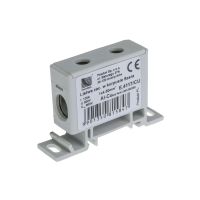 Listwa zaciskowa w korpusie 1x2,5-50 szara AL/CU | E.4117/CU Pawbol