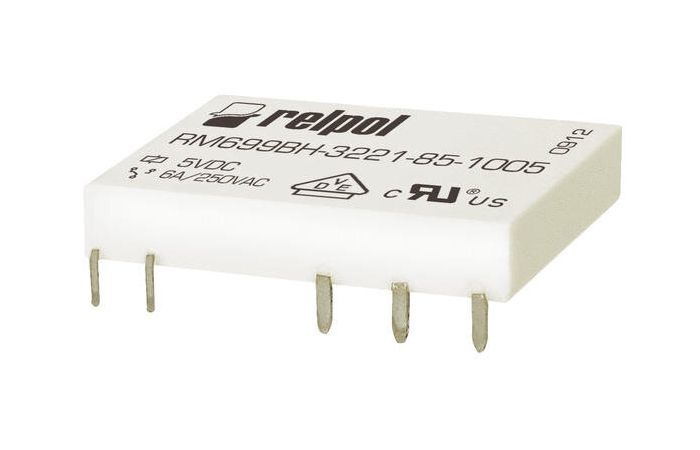 Przekaźnik elektromagnetyczny, miniaturowy 6A 250VAC IP64, RM699BV-3011-85-1024 | 2613666 Relpol