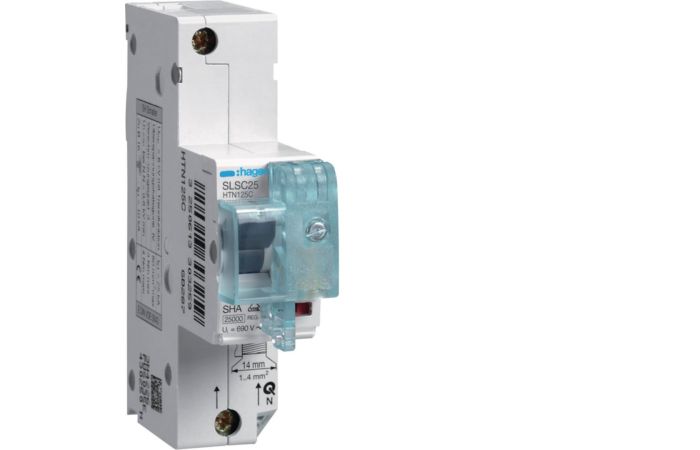 Wyłącznik nadprądowy selektywny 1P Cs 25A TS35, MCB SLS | HTN125C Hager