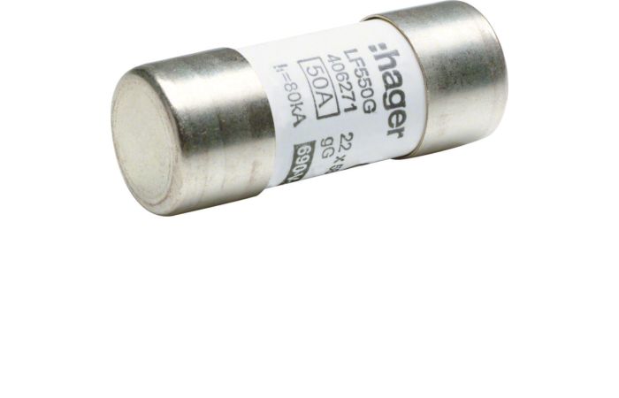 Wkładka bezpiecznikowa cylindryczna CH-22 22x58mm gG 50A 500VAC | LF550G Hager