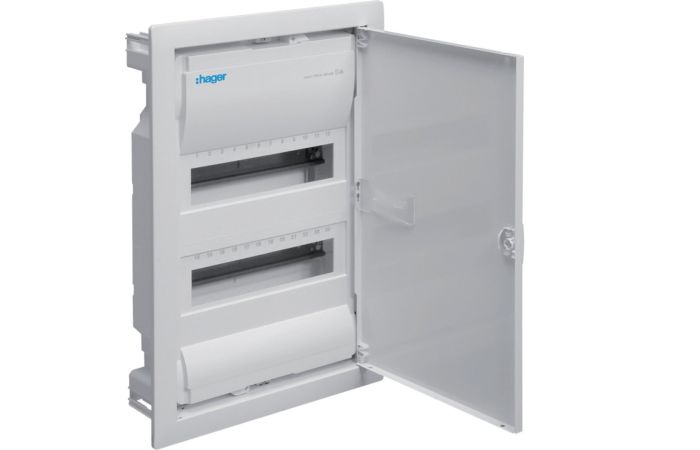 Rozdzielnica modułowa podtynkowa 2x12 IP30, II kl, Volta | VU24NE Hager