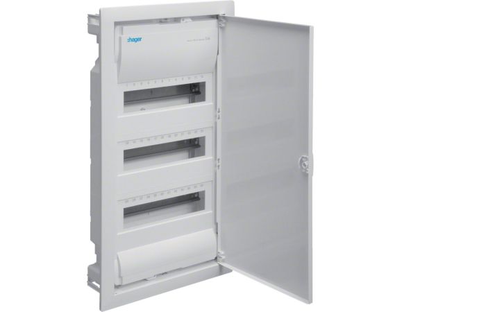 Rozdzielnica modułowa podtynkowa 3x12 IP30, II kl, Volta | VU36NE Hager