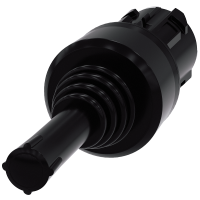 Wyłącznik współrzędnościowy, 22 mm, okrągły, tworzywo sztuczne, czarny, bez samopowrotu | 3SU1000-7AE10-0AA0 Siemens