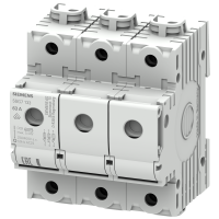 Rozłącznik izolacyjny z bezpiecznikiem MINIZED, D02, 3-bieg., In: 63 A, Un AC: 400 V | 5SG7133 Siemens