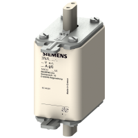 Wkładka bezpiecznika niskonapięciowego wielkiej mocy, NH00, In: 160 A, gG, Un AC: 500 V, Un DC: 250V | 3NA3836 Siemens