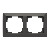 Ramka podwójna czarny matowy, Zoni | 2CHT010020A6237 ABB