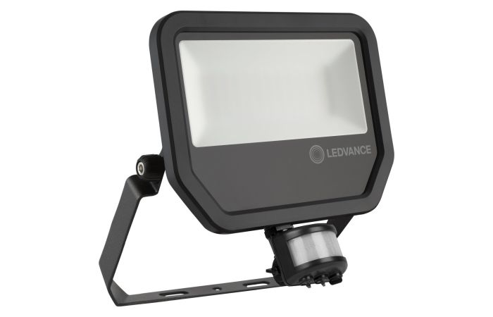 Naświetlacz LED z czujnikiem ruchu FLOODLIGHT PFM 50W/4000K 6000lm czarny 100st IP65 SYM symetryczny | 4058075461031 Ledvance