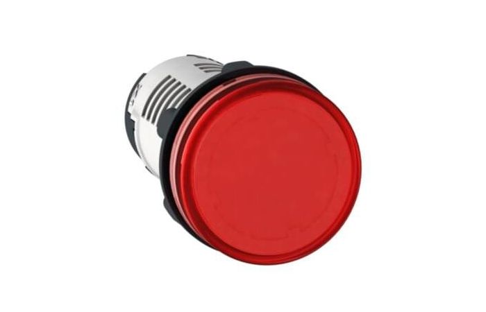 Wskaźnik świetlny Fi-22mm czerwony zintegrowany LED 230-240V zacisk śrubowy, Harmony XB7 | XB7EV04MP Schneider Electric