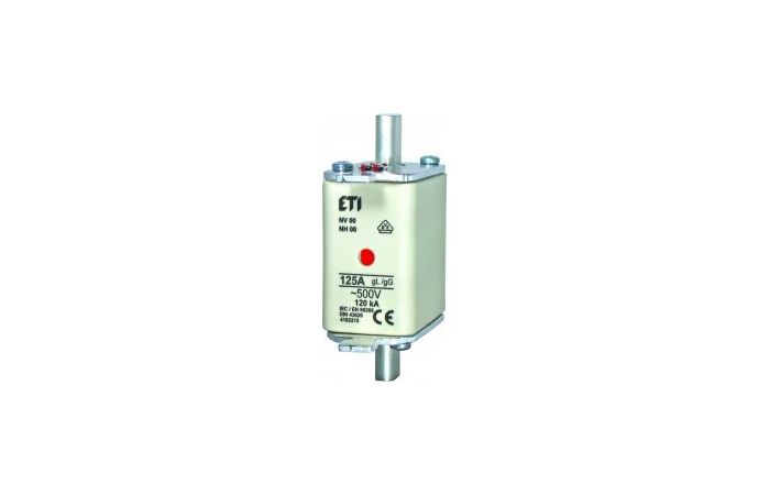 Wkładka topikowa przemysłowa Kombi NH00 25A gG 500V WT-00 (zwłoczna) | 004182207 Eti