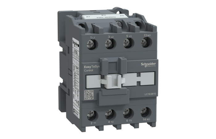 Stycznik mocy TVS Easy TeSys Control 38A 3P 18,5KW 230V AC AC-3 zaciski śrubowe | LC1E3810P7 Schneider Electric