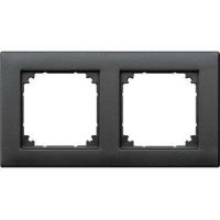 Ramka podwójna, Merten, M-Plan, antracytowy | 486214 Schneider Electric