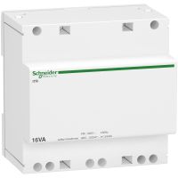 Modułowy transformator bezpiecznikowy iTR 230V 50-60 Hz wyjście 12-24V 16VA | A9A15218 Schneider Electric