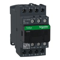 Stycznik mocy TeSys D 25A 4P 24V DC 1NO 1NC AC-1 zaciski śrubowe | LC1DT25BL Schneider Electric