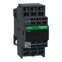 Stycznik mocy TeSys D 18A 3P 7,5KW 110V AC 1NO 1NC AC-3 zaciski sprężynowe | LC1D183F7 Schneider Electric
